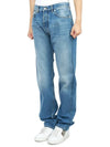 Back Stitch 5 Pocket Straight Jeans Medium Wash - MAISON MARGIELA - BALAAN 3