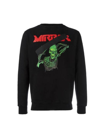 Mirror Skull Sweatshirt Black - OFF WHITE - BALAAN 1