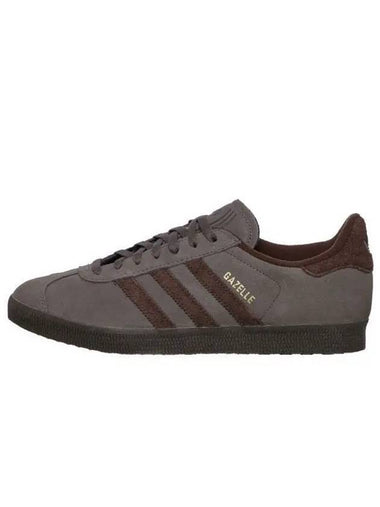 Gazelle Low Top Sneakers Charcoal Brown - ADIDAS - BALAAN 1