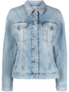 Regular Fit Denim Jacket Light Blue - ACNE STUDIOS - BALAAN 1