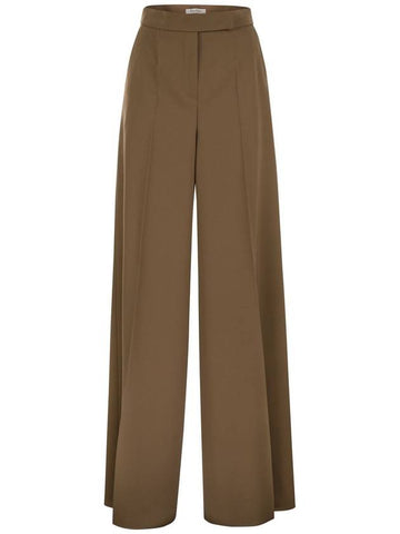 NINFA - Wool gabardine trousers - MAX MARA - BALAAN 1