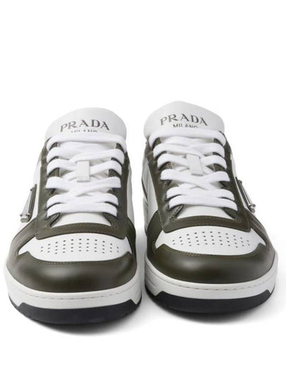 Prada Downtown Colour-Block Leather Sneakers - PRADA - BALAAN 2