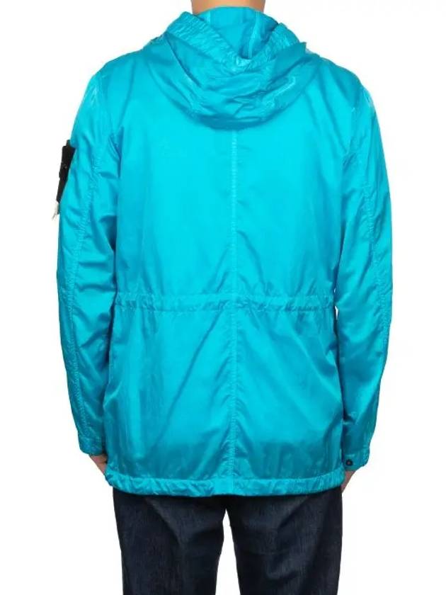 Wappen Patch Nylon Raso TC Hooded Jacket Blue - STONE ISLAND - BALAAN 6