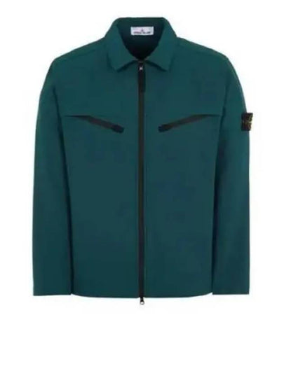 Light Soft Shell Shirt Jacket Bottle Green - STONE ISLAND - BALAAN 2