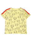 Kids short sleeve t shirt 2422014123 YELLOW - MINI RODINI - BALAAN 1