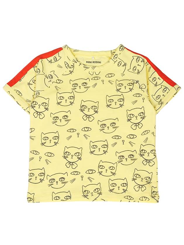 Kids short sleeve t shirt 2422014123 YELLOW - MINI RODINI - BALAAN 1