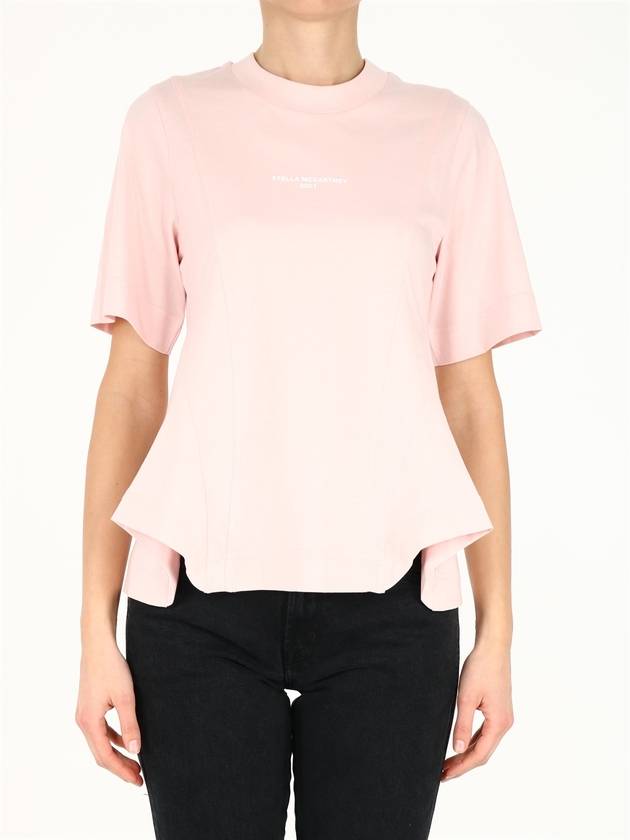 Pink Cotton T-Shirt 603083SOW706901 B0020169895 - STELLA MCCARTNEY - BALAAN 1