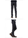 Men's Striped Wool Skinny Pants Navy Gray - PT01 - BALAAN.