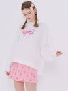 Ribbon Present Sweatshirt Ivory - METAPHER - BALAAN 4