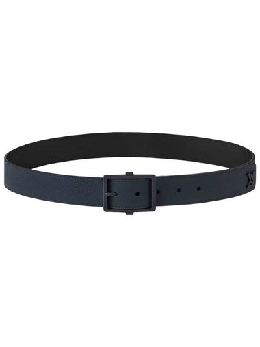 Aerogram 35MM Leather Belt Navy - LOUIS VUITTON - BALAAN 1