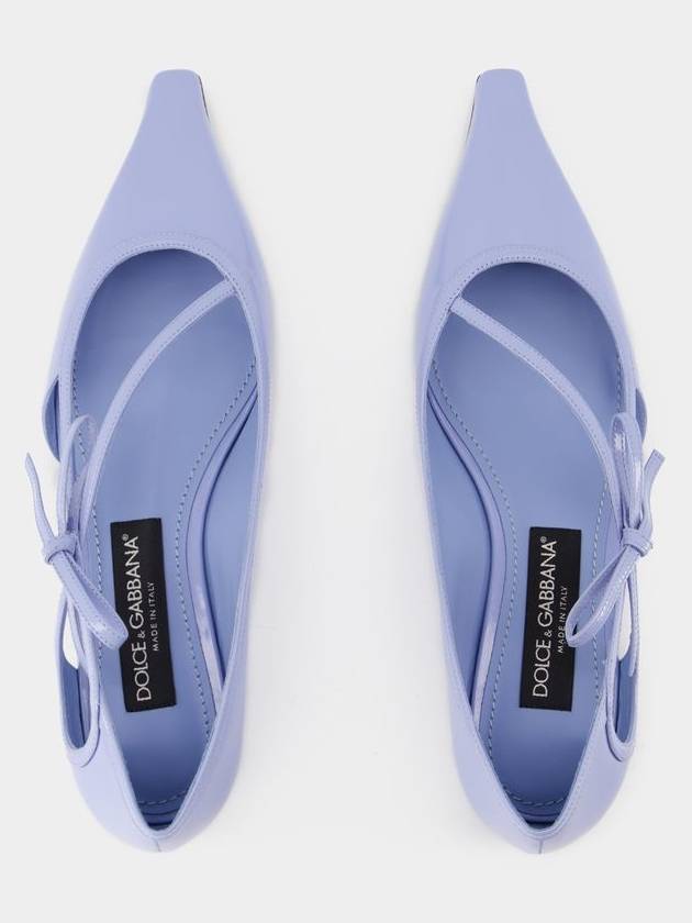 Ballerinas - Dolce&Gabbana - Leather - Blue - DOLCE&GABBANA - BALAAN 4