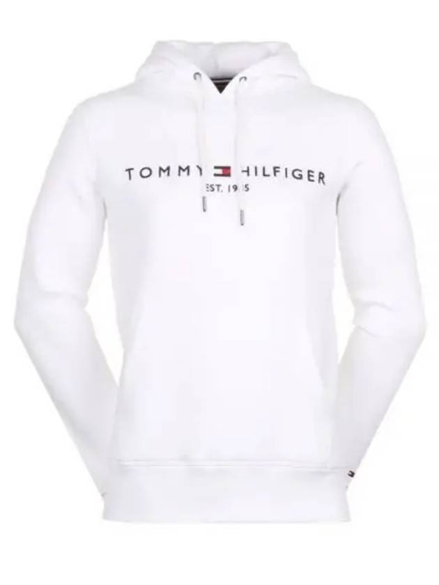 logo embroidered drawstring hoodie MW0MW11599 - TOMMY HILFIGER - BALAAN 2