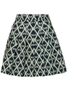 Golf Adina Print Skirt Geo JL Navy - J.LINDEBERG - BALAAN 3