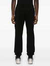 Cotton Fleece Cargo Truck Pants Black - STONE ISLAND - BALAAN 3