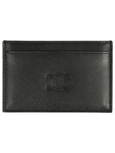 Calfskin Triomphe Card Holder - CELINE - BALAAN 1