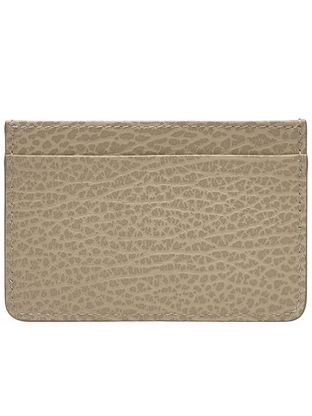 Stitch Leather Card Wallet Beige - MAISON MARGIELA - BALAAN 3