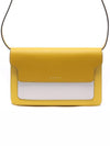 Trunk Saffiano Cross Bag Yellow - MARNI - BALAAN 3