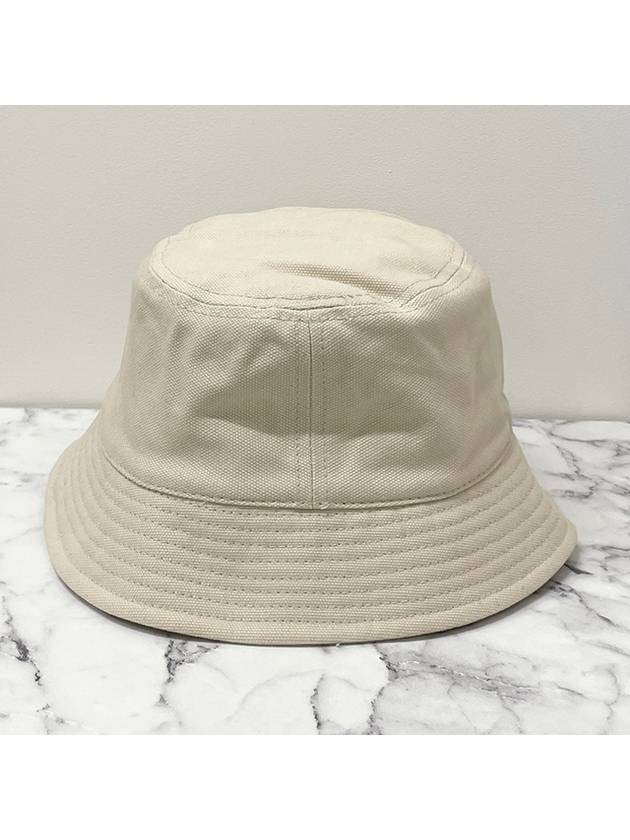 HALEY logo bucket hat ecru light blue CU001XHA A3C01J ECLU - ISABEL MARANT - BALAAN 4