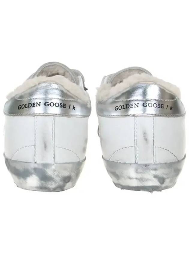 Old School Glitter Low Top Sneakers Silver White - GOLDEN GOOSE - BALAAN 4