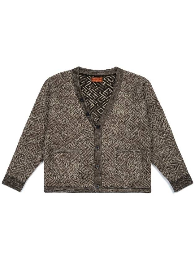 Miro Knit Cardigan Brown I5WC01BR - IOEDLE - BALAAN 2