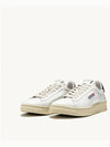 Dallas Navy Tab Leather Low Top Sneakers White - AUTRY - BALAAN 2