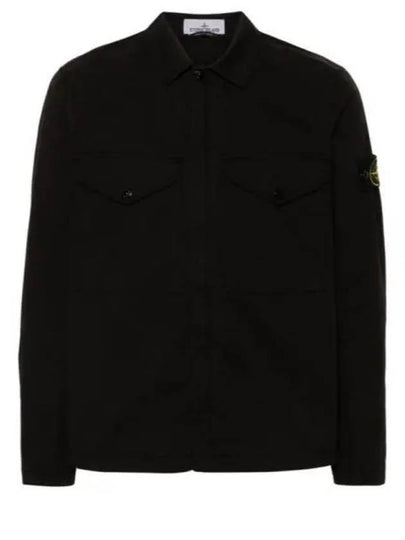 Wapen Zip-Up Jacket Black - STONE ISLAND - BALAAN 2