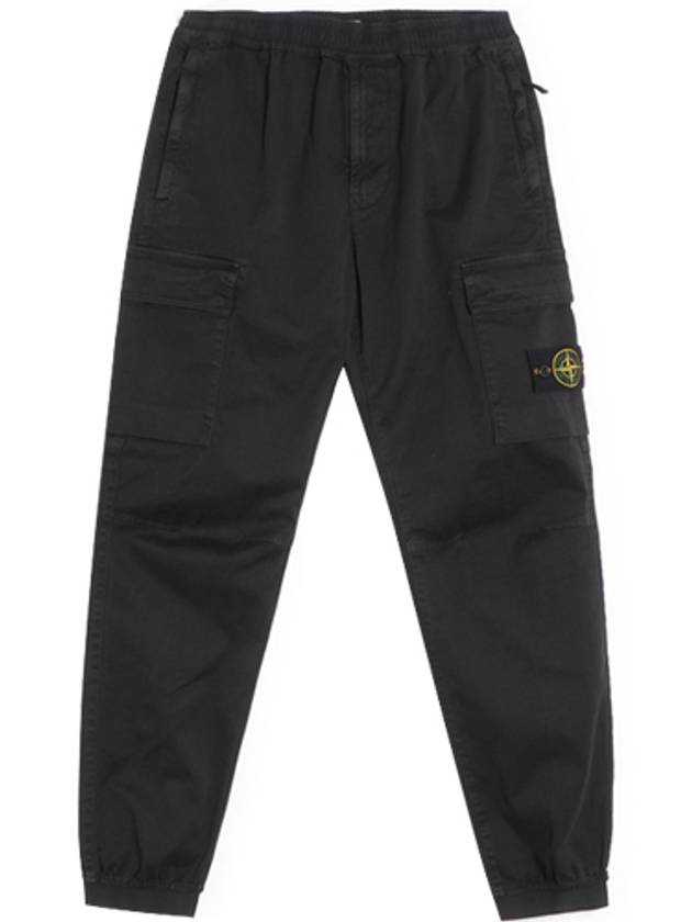 Wappen Patch Cargo Track Pants Black - STONE ISLAND - BALAAN 2