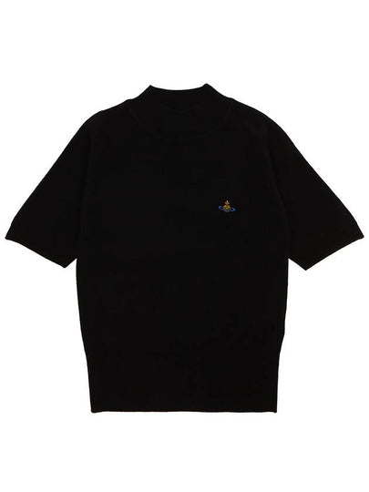 Bea Logo Short Sleeve T-Shirt Black - VIVIENNE WESTWOOD - BALAAN 2