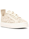 Lauren Lace Low Top Sneakers Mild Beige - CHLOE - BALAAN 4