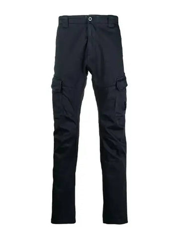 Men's Garment Dyed Skinny Pants Navy - CP COMPANY - BALAAN.