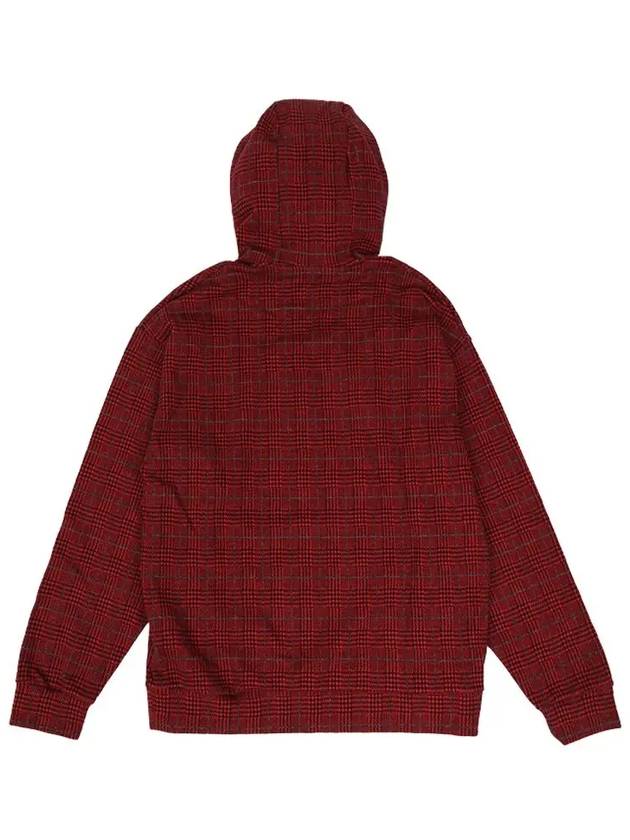 Men's overfit check hooded long sleeve t-shirt TEE195 - IKALOOOK - BALAAN 3