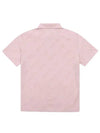 SCSI logo jacquard short sleeve t-shirt 9633LZZPLPINK - BLACK&WHITE - BALAAN 2