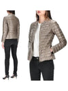 Elena Slim Fit Bomber Padding Dove Grey - HERNO - BALAAN 2