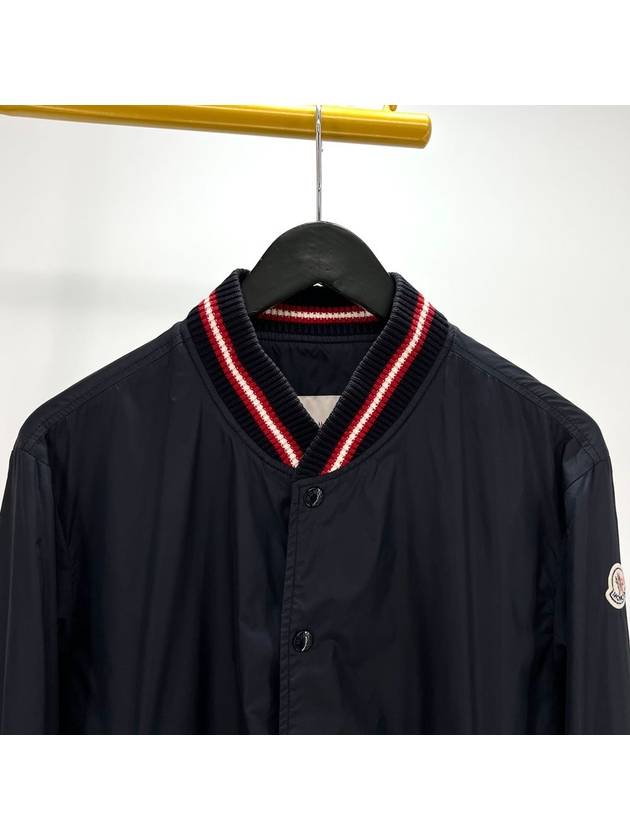 Bomber windbreaker jacket navy size 4 - MONCLER - BALAAN 4