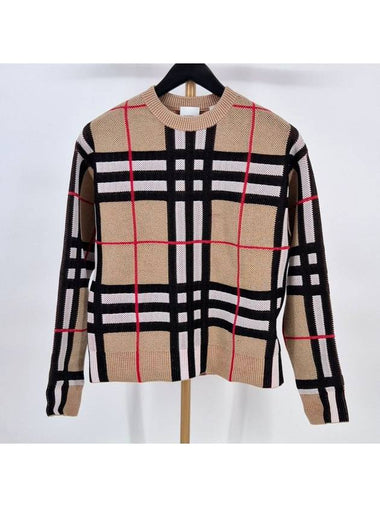 Check women s knit sweater size XS - BURBERRY - BALAAN 1