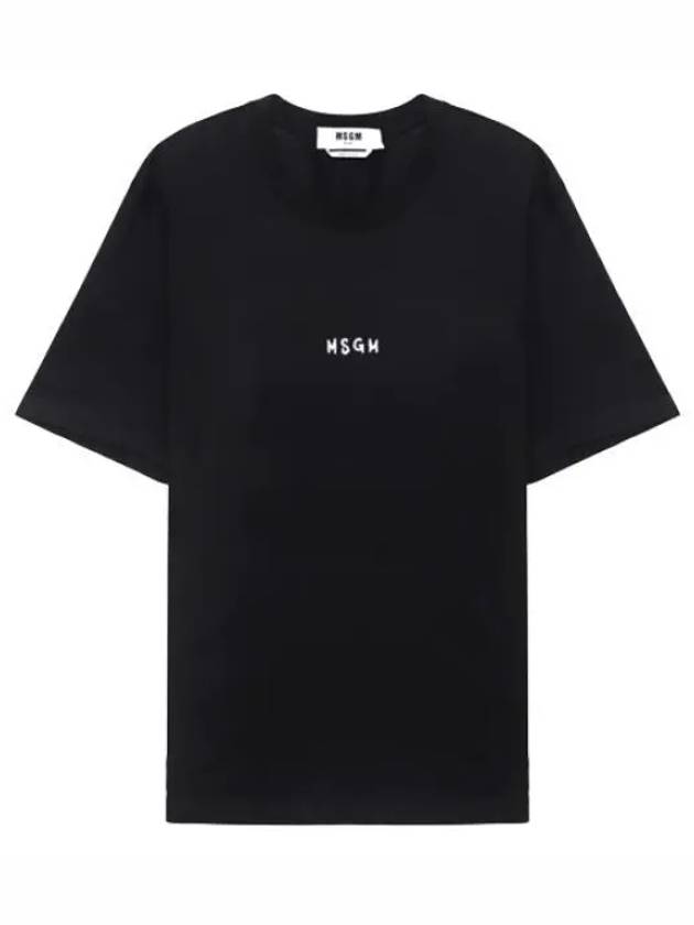 Micro Logo Short Sleeve T Shirt Men s Tee - MSGM - BALAAN 1