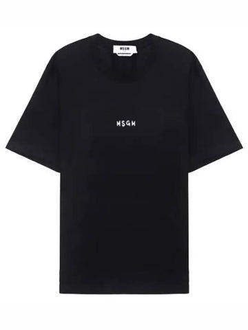 Micro Logo Short Sleeve T Shirt Men s Tee - MSGM - BALAAN 1