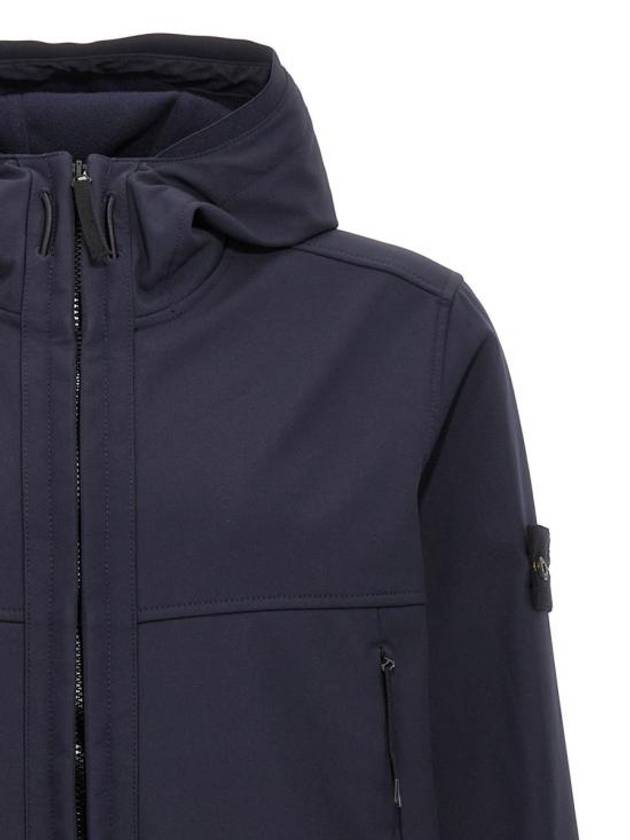 Technology Recycled Polyester Hooded Jacket Navy - STONE ISLAND - BALAAN 4