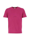 Logo Short Sleeve T-shirt Pink - SAINT LAURENT - BALAAN 2