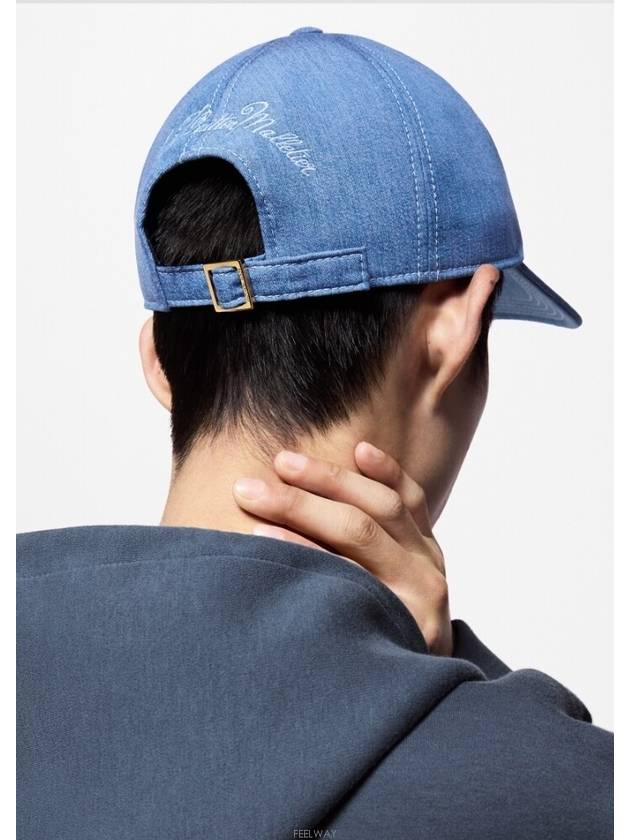 M7533M Denim Cap Hat - LOUIS VUITTON - BALAAN 4