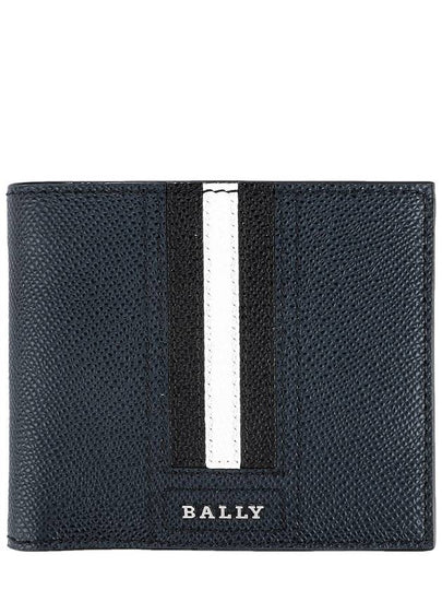 Men's Taliky Logo Half Wallet Navy - BALLY - BALAAN 2