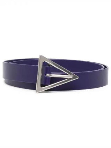 Purple triangle buckle belt 270418 - BOTTEGA VENETA - BALAAN 1