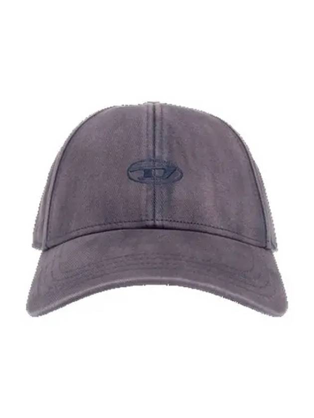 C Run Wash Logo Ball Cap Navy - DIESEL - BALAAN 3