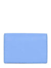 ORB Saffiano Card Wallet Light Blue - VIVIENNE WESTWOOD - BALAAN 3