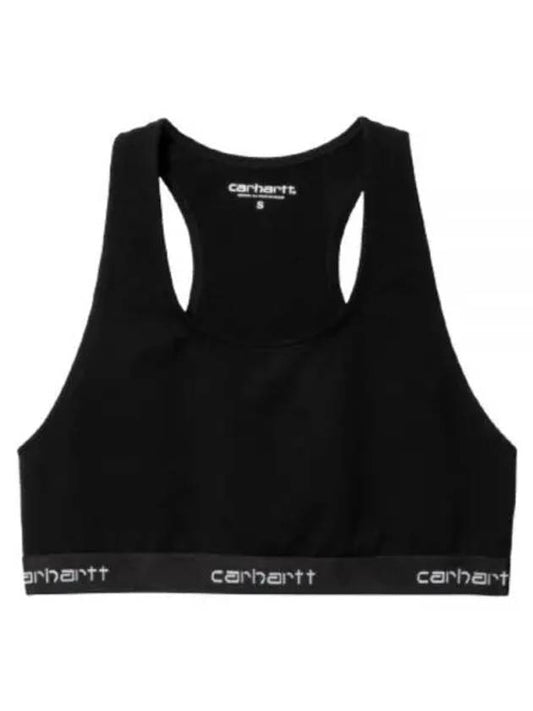 Script Racer Tank Sleeveless Black - CARHARTT WIP - BALAAN 2