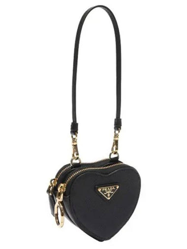 Saffiano leather mini pouch bag - PRADA - BALAAN 1