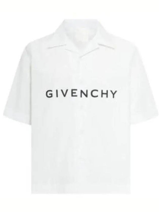 LOGO COTTON SHIRT BM60T51YC8116 B0710429418 - GIVENCHY - BALAAN 2