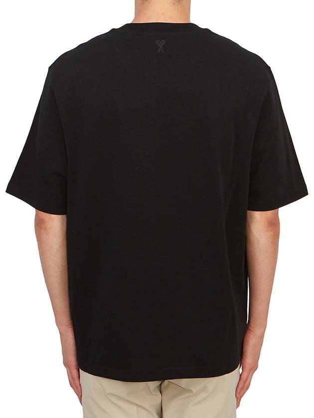 Alexandre Mattiussi Short Sleeve T-Shirt Black - AMI - BALAAN 4