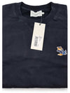 Dressed Fox Patch Classic Sweatshirt Black - MAISON KITSUNE - BALAAN 3