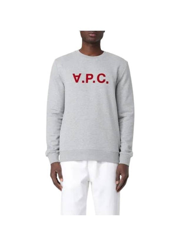 VPC Logo Crew Neck Sweatshirt Grey - A.P.C. - BALAAN 1